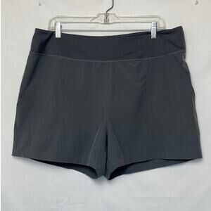 Patagonia Women’s XL Gray Happy Hike Shorts 4” Inseam Hiking Outdoor Active